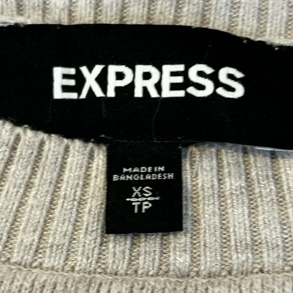 EUC Lot of 4 Express Crewneck Sweaters sz XS - Picture 9 of 11